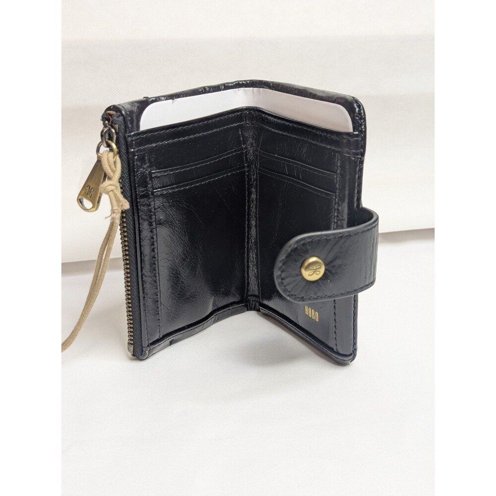 HOBO Ray Leather Bifold Wallet - Black - Picture 4 of 4
